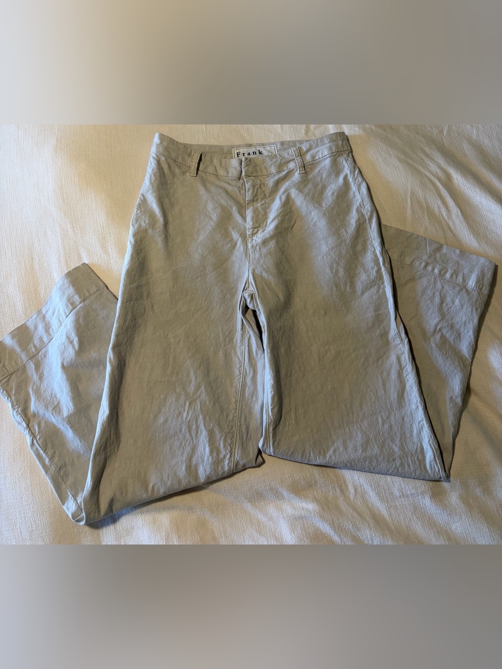 Frank & Eileen, Cement, Wexford Wide-Leg Pants